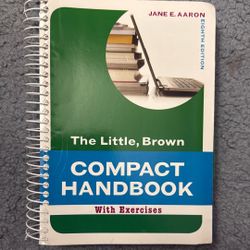 The Little Brown Compact Handbook With Exercise Jane E Aaron Eight Edition 