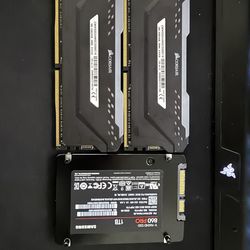 Ram and ssd memory