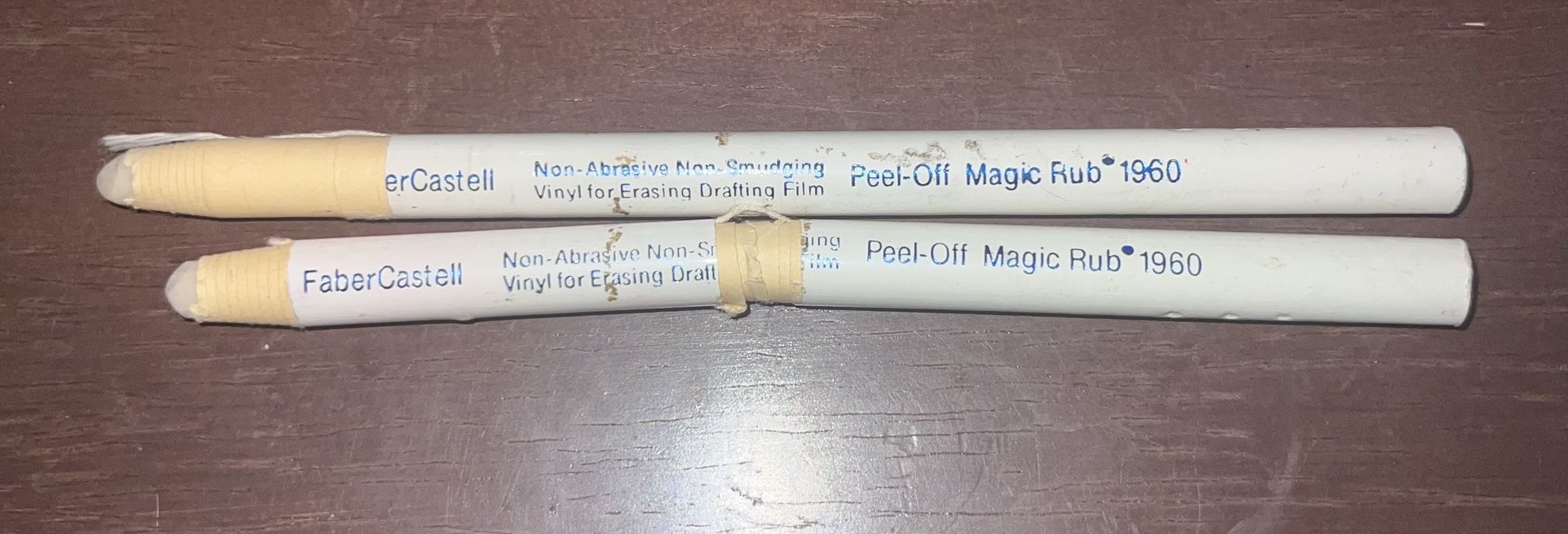 Vintage Faber-Castell 1960 Peel-Off MagicRub Vinyl Eraser for Drafting Film