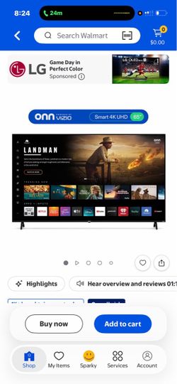 Onn 65 inch tv