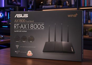 ASUS RT-AX1800S WiFi 6 Router - Open Box