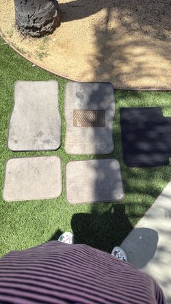 Beige car mats