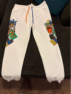 XXL White Sweat Pants