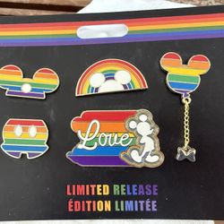 Disney Mickey Pride Pin Set