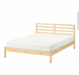 IKEA full bed with nightstand