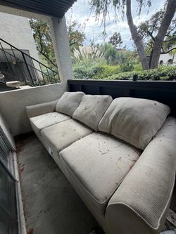 White sofa