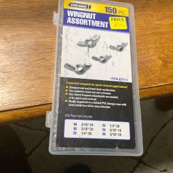 150 Pc Wingnut Assortment 