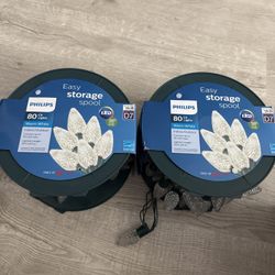 2 Philips LED Warm White Lights 