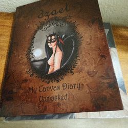 The Art of Pamela Hill "MY CANVAS DIARY UNMASKED" Book with 14 Prints all $75 (READ)