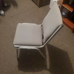 Stackable Metal Cushion Chairs