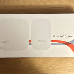 eero Home WiFi System 1 eero + 1 eero Beacon 2nd Gen Router Sealed New - M010201