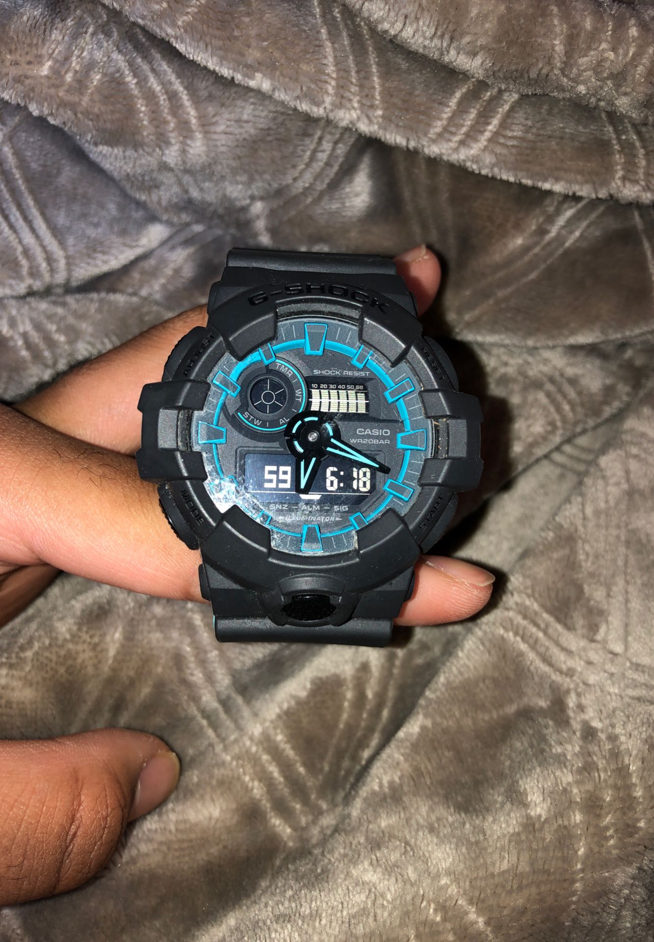G-Shock watch blue/grey