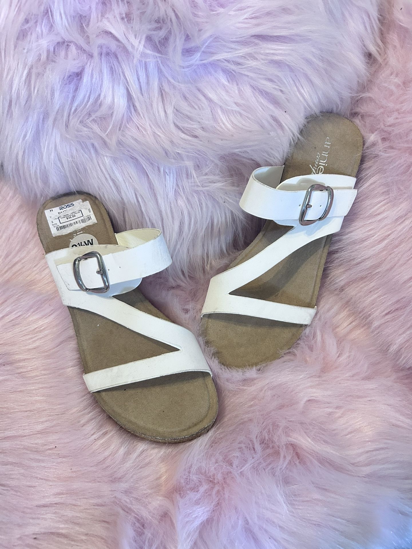 New Annie Comfort Wedge Sandals Size 9.5 W 