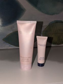 Estee Lauder Beautiful Perfumed Body Lotion Lot Set Large & Travel Size New