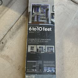 Rubbermaid Closet Organizer 6-10 Feet 