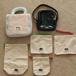 Moving sale! Sephora Dark Green Travel Bag,cosmetic handbag,Origins storage bags