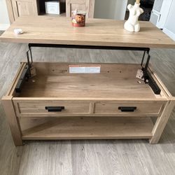 Wooden Tv Stand And Coffee Table 