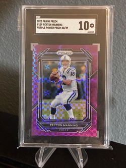 Peyton Manning football Card