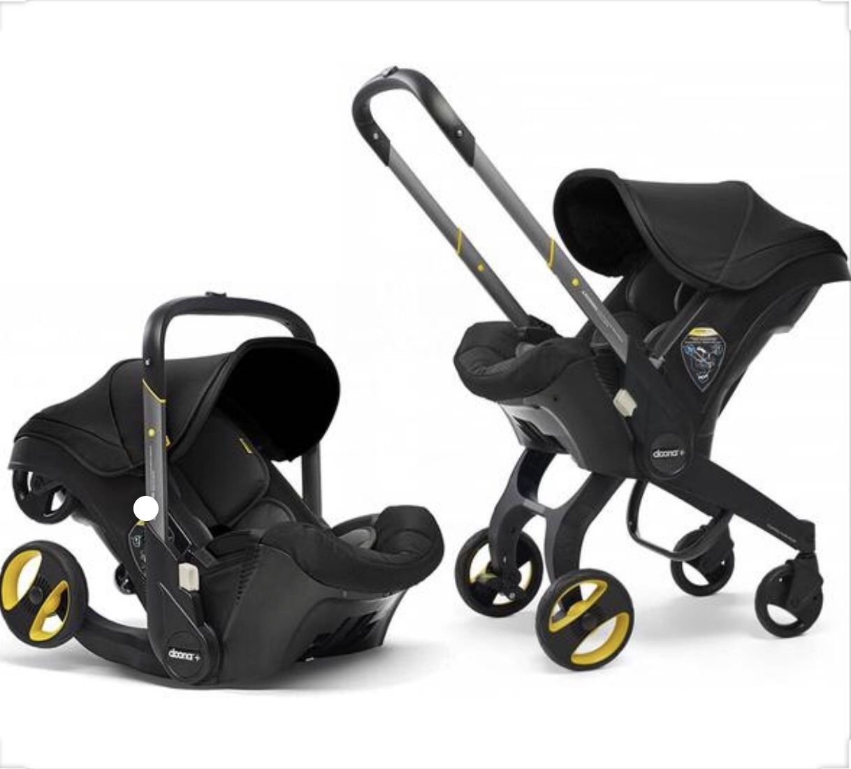 Doona car seat and stroller all in one.