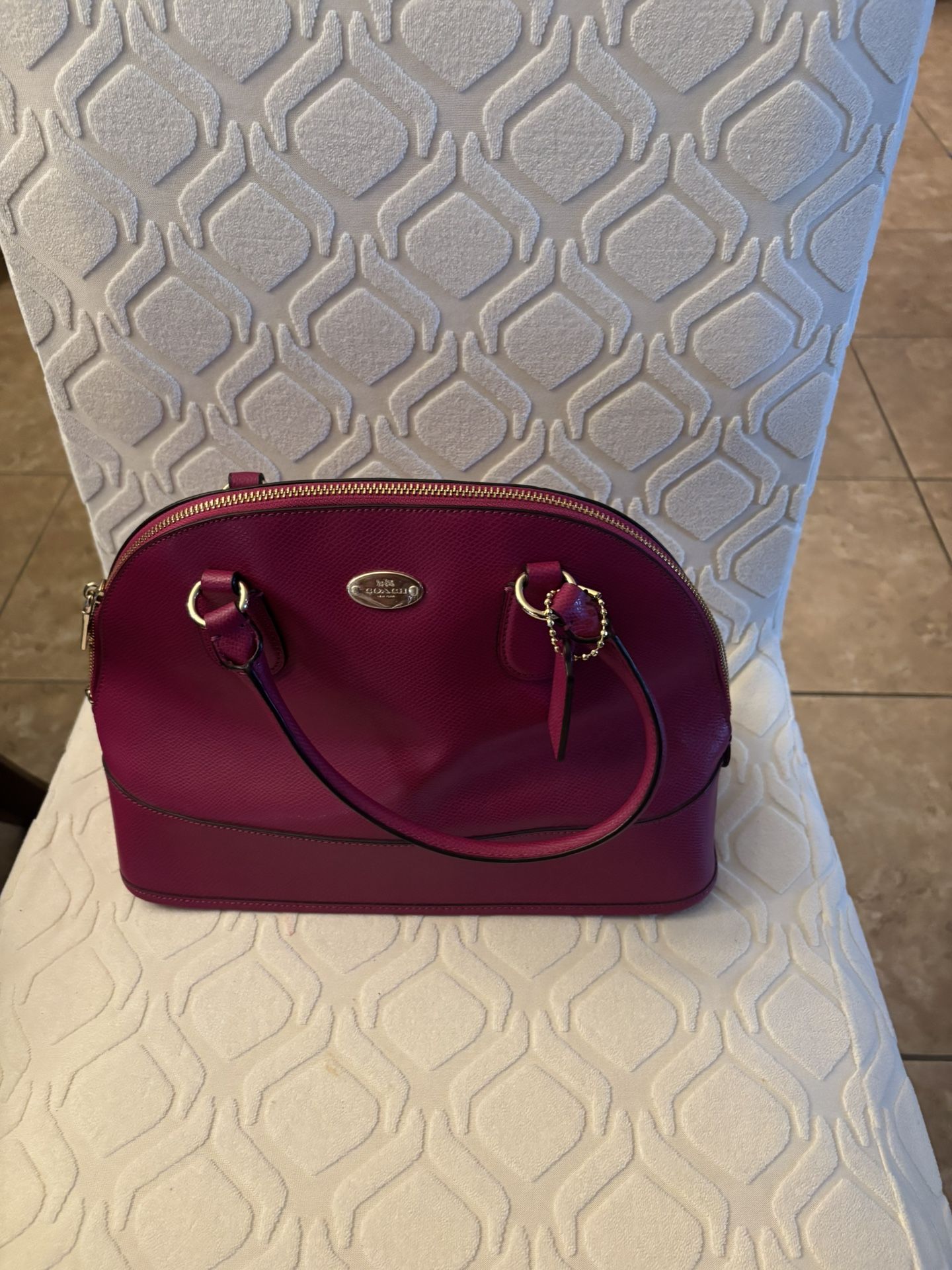 Elegant Coach Pink Satchel