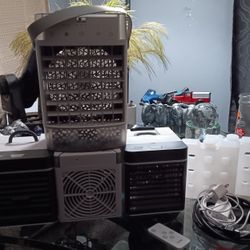 Portable Mini Air Conditioner (Cooling Fan) W/ Remote Control.