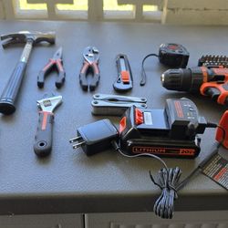 Black and Decker Drill and Tool Set