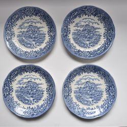 Vintage Salem China Company Saucers And Small Bowls