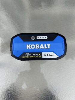 Kobalt 40V max battery 6.0 ah