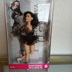 Kristi Yamaguchi Barbie NIB 
New Barbie Inspiring Women Kristi Yamaguchi Black Label Collection Doll