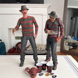18" Freddy Kruger collectible figures like new