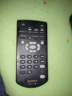 Genuine Sony Rm-x170 Remote