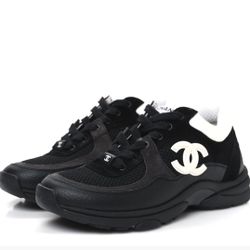 Black Chanel Sneakers