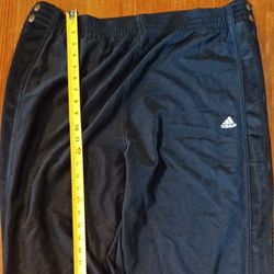 Men's Size Xlarge Adidas Pants Basketball Tear Away Warm Up Active Gear