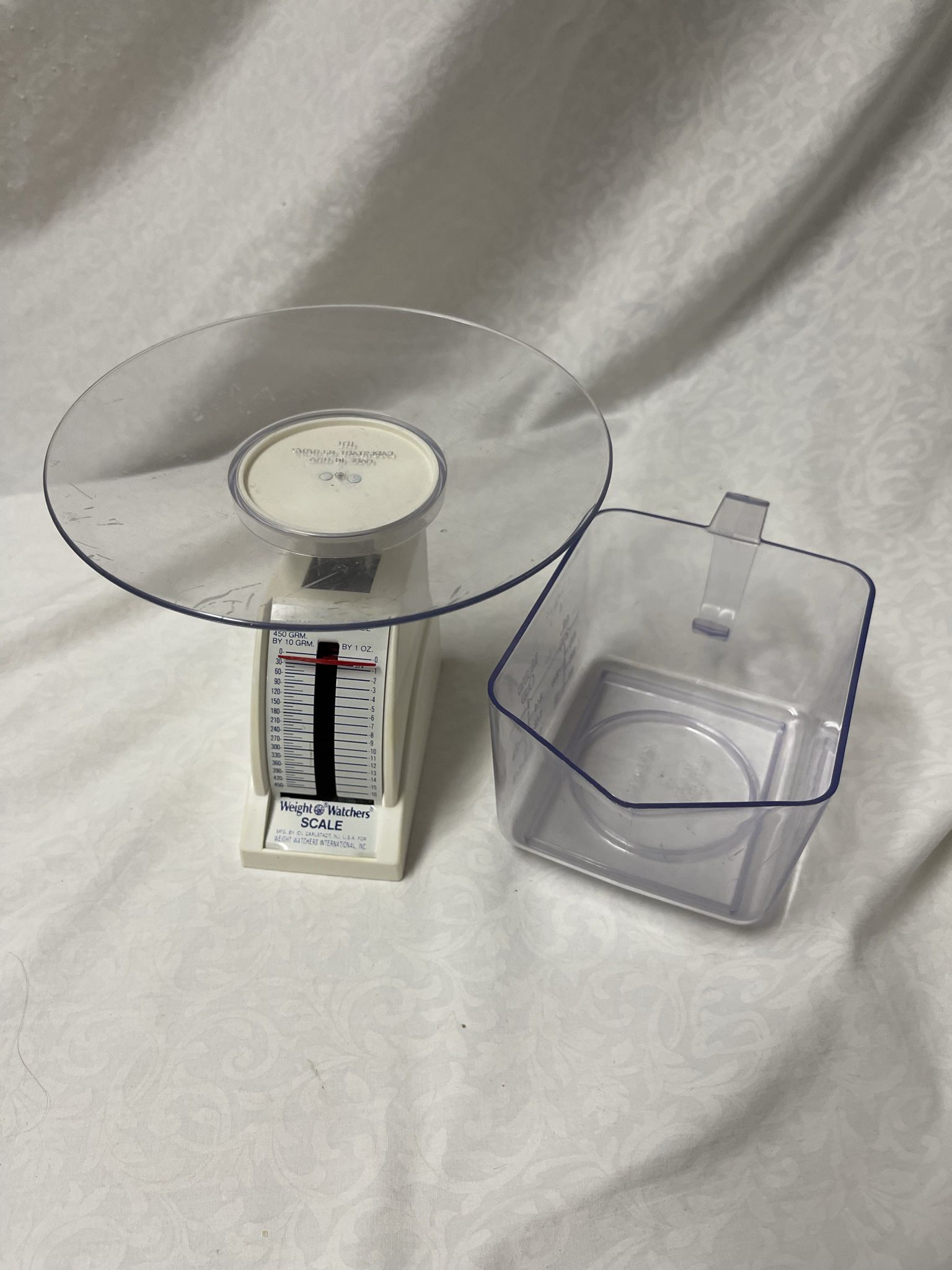 Vintage Weight Watchers Food Scale with Attachments
