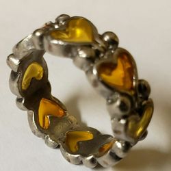 Sterling Silver Ladys Ring Size 6