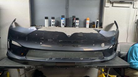 2021-2022-2023 TESLA MODEL S FRONT BUMPER OEM USED #10322