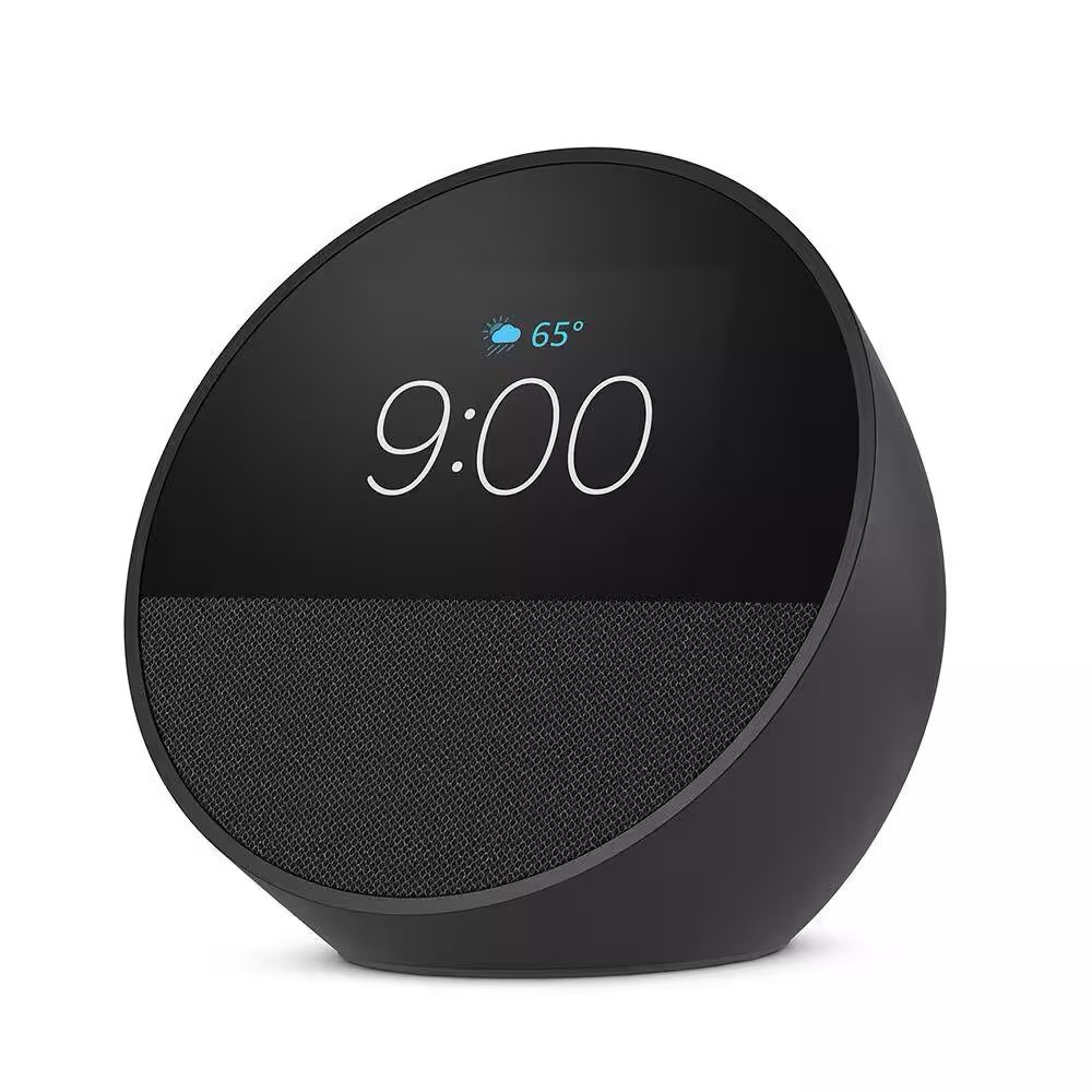 Amazon Echo Spot With Clock Black NEW