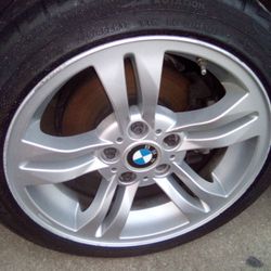 17 inch stock BMW Rims With Tires