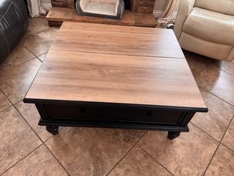 Lift Up Solid Wood Coffee Table
