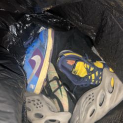 Bag Of All Different Types Of Kicks All Size 10 They Are Worn I’ll Give A Away The Bag For At Least 200