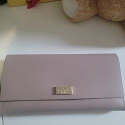 Kate Spade Earth Tone Neutral Wallet - Excellent Condition 