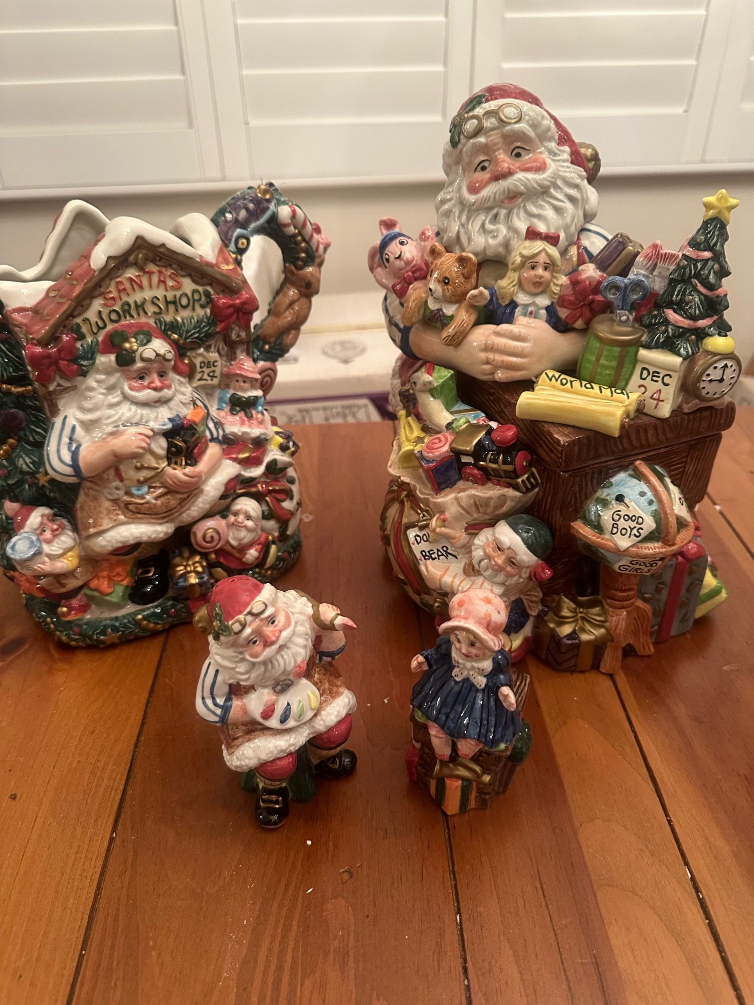 SANTAS WORKSHOP COLLECTION FITZ & FLOYD 