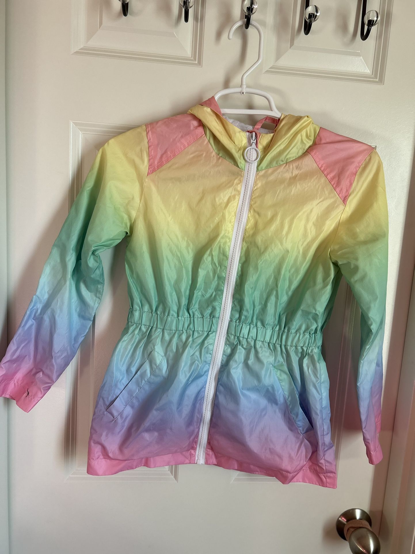 Lined Raincoat - Size 10 Youth - Ombré Color