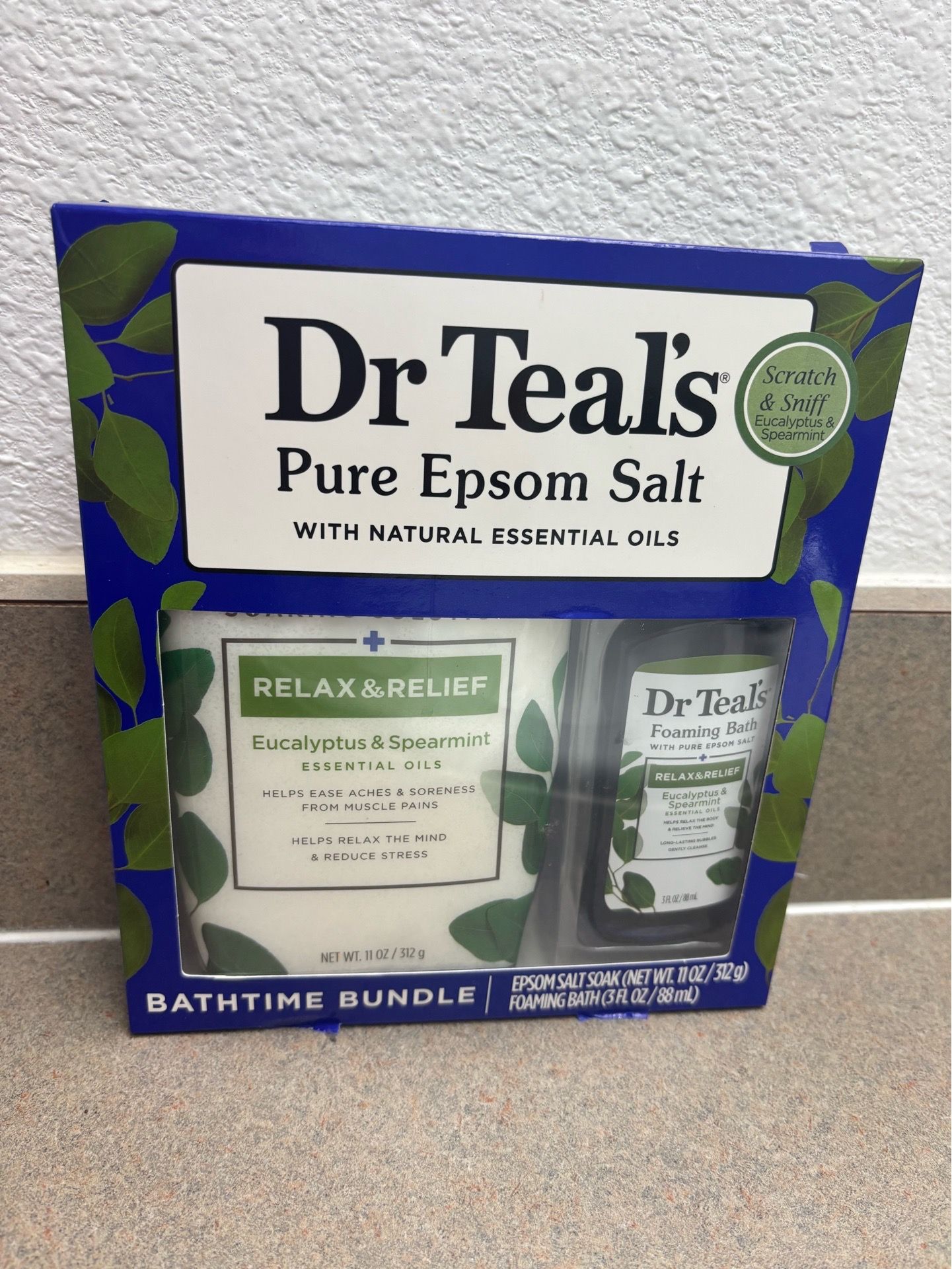 Epsom salt and oil