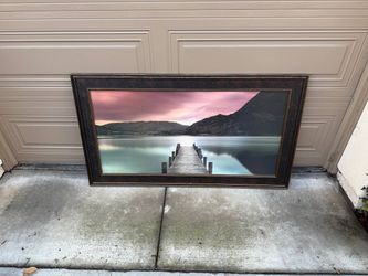Framed Wall Art – 55 x 31 inches – $25