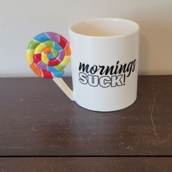 Mornings Suck Jumbo Coffee Mug 