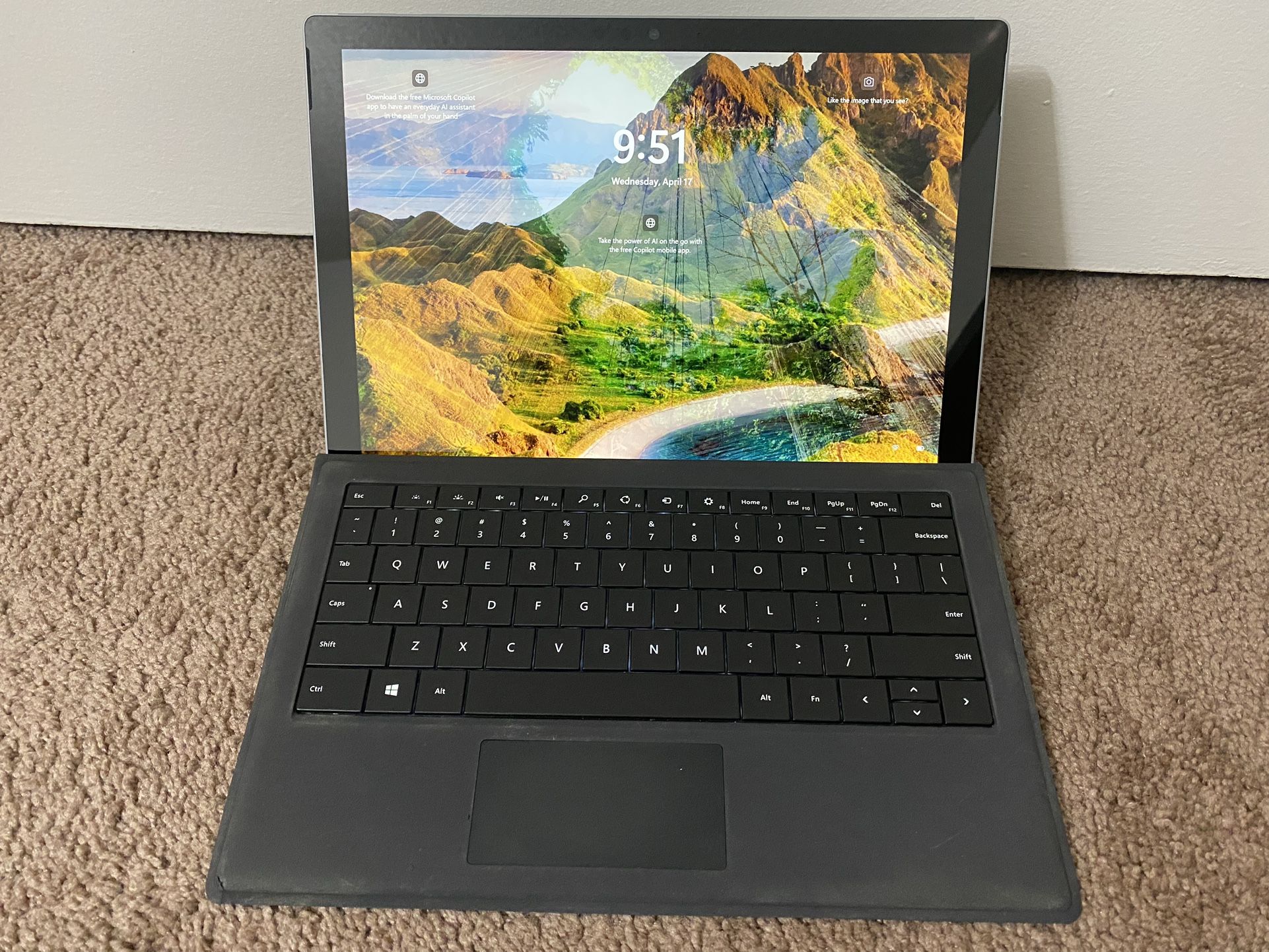 FIRM: Microsoft Surface Pro (5th Gen) Tablet Laptop PC Computer 12.3" Widescreen Windows 11 Pro