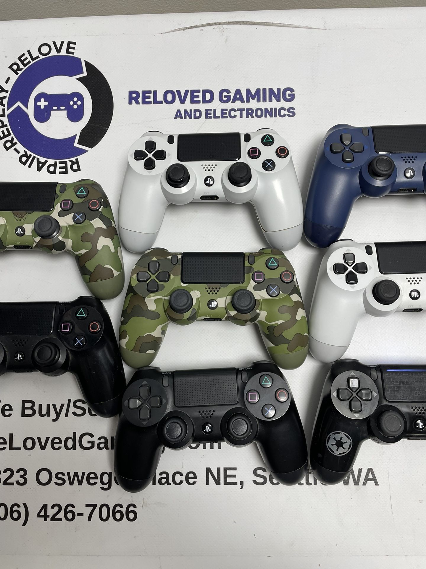Playstation 4 Controllers - All Tested No Issues - Two Month Warranty - For Sale Or Trade