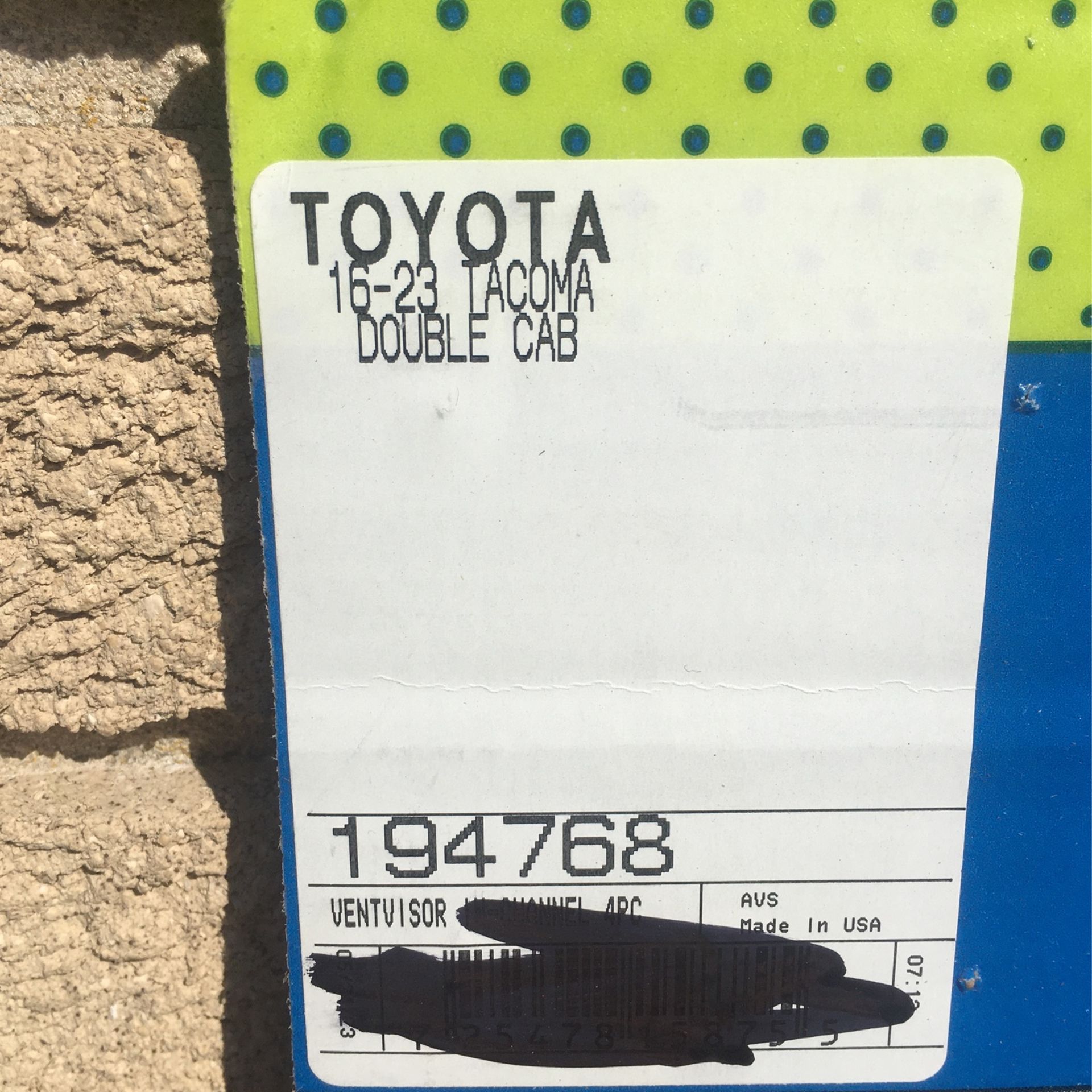 2016-2023 Toyota Tacoma Ventvisor