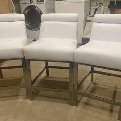 24in Real Leather Modern Seats “READ DESCRIPTION